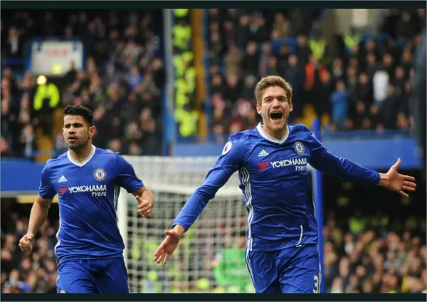 Marcos Alonso Scores the Thrilling Opener: Chelsea vs. Arsenal Rivalry in Premier League
