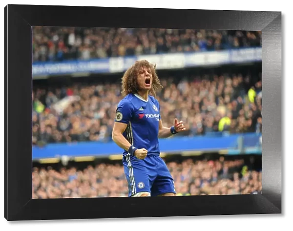 Chelsea Celebrate Marcos Alonso's Goal: David Luiz Leads the Charge Against Arsenal - Premier League 2017