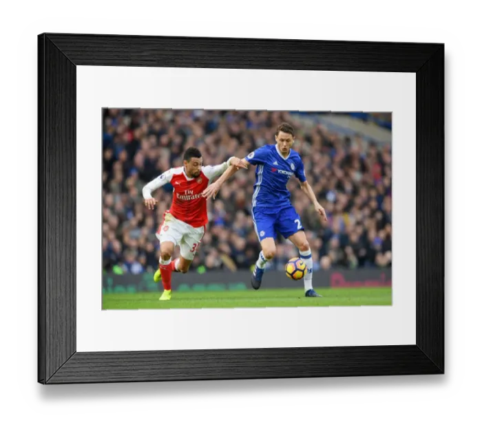 Framed Print : Intense Rivalry: Matic vs. Coquelin - Premier League Showdown: Chelsea vs. Arsenal Framed Print : Intense Rivalry: Matic vs. Coquelin - Premier League Showdown: Chelsea vs. Arsenal