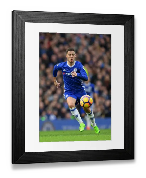 Framed Print : Eden Hazard in Action: Chelsea vs Arsenal, Premier League, Stamford Bridge