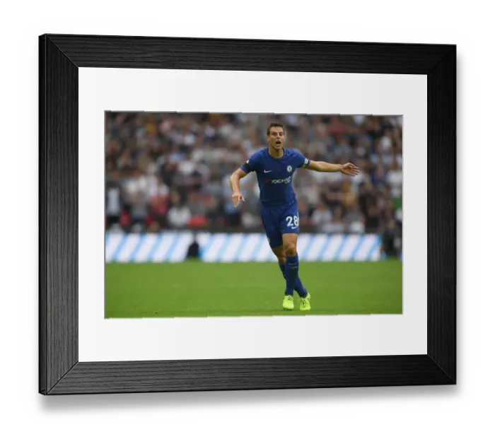 Framed Print : Cesar Azpilicueta in Action: Premier League 2017 - Chelsea vs. Tottenham (Away) Framed Print : Cesar Azpilicueta in Action: Premier League 2017 - Chelsea vs. Tottenham (Away)