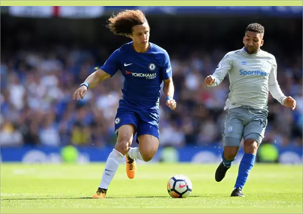 David Luiz in Action: Chelsea vs. Everton, Premier League 2017 - Stamford Bridge