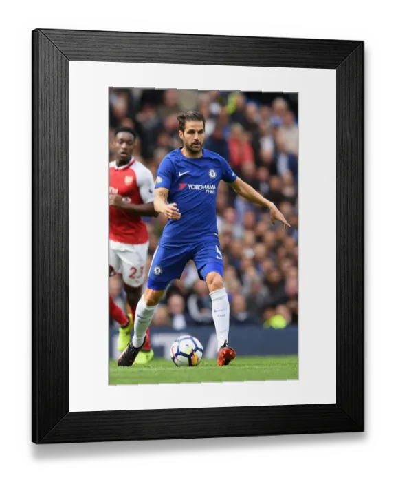 Framed Print : Clash of the London Giants: Cesc Fabregas Battles Arsenal at Stamford Bridge Framed Print : Clash of the London Giants: Cesc Fabregas Battles Arsenal at Stamford Bridge
