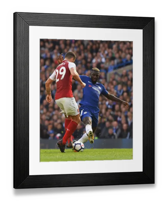 Framed Print : Intense Battle for Possession: Bakayoko vs Xhaka, Chelsea vs Arsenal, Premier League Framed Print : Intense Battle for Possession: Bakayoko vs Xhaka, Chelsea vs Arsenal, Premier League