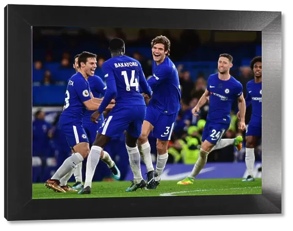 Chelsea Celebrate: Alonso Scores First Goal Against Southampton (17-12-16)