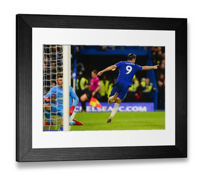 Framed Print : Morata Scores First: Chelsea's Triumph Over Brighton in Premier League at Stamford Bridge Framed Print : Morata Scores First: Chelsea's Triumph Over Brighton in Premier League at Stamford Bridge