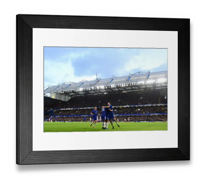 Framed Print : Pedro Scores His Third: Chelsea's Dominance Over Stoke City at Stamford Bridge Framed Print : Pedro Scores His Third: Chelsea's Dominance Over Stoke City at Stamford Bridge
