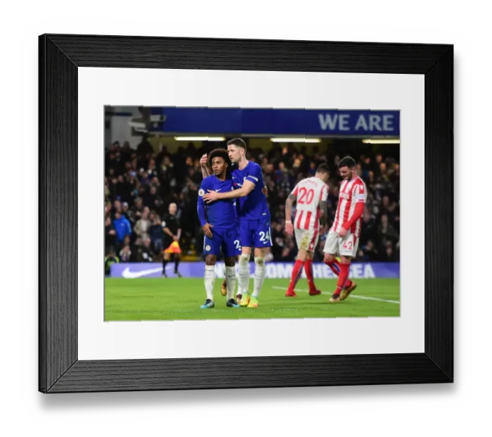 Framed Print : Chelsea v Stoke City - Premier League Framed Print : Chelsea v Stoke City - Premier League