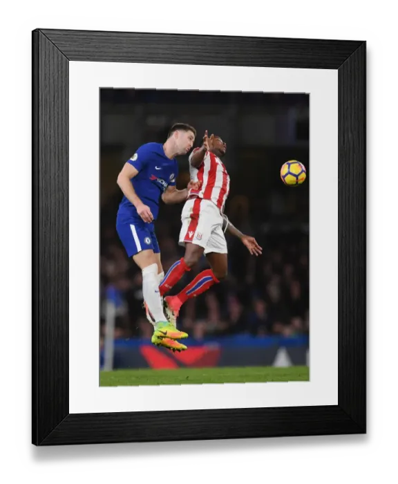 Framed Print : Clash at Stamford Bridge: Chelsea vs Stoke City - Premier League Showdown