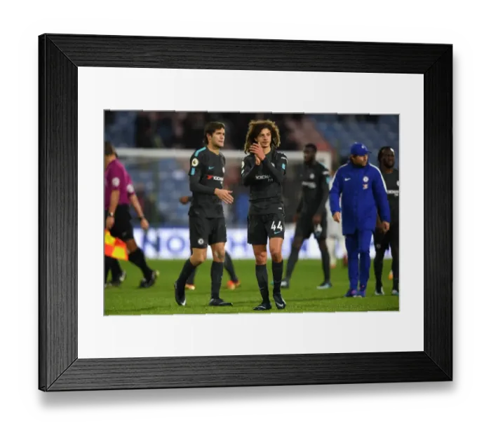 Framed Print : Chelsea's Ethan Ampadu Applauding Fans after Huddersfield Victory Framed Print : Chelsea's Ethan Ampadu Applauding Fans after Huddersfield Victory