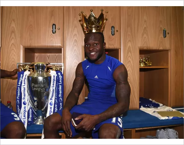 Chelsea Football Club: Victor Moses Celebrates Premier League Title Win at Stamford Bridge