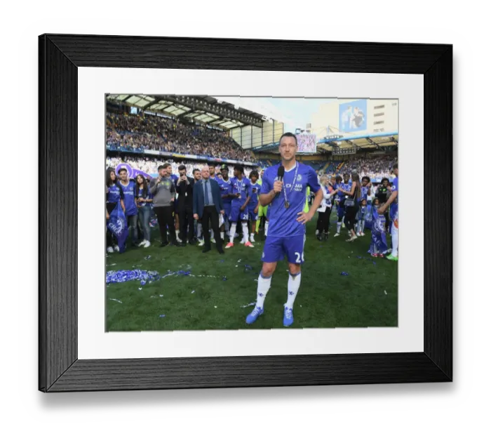Framed Print : John Terry's Farewell Speech: Chelsea's Victory over Sunderland (May 2017) Framed Print : John Terry's Farewell Speech: Chelsea's Victory over Sunderland (May 2017)