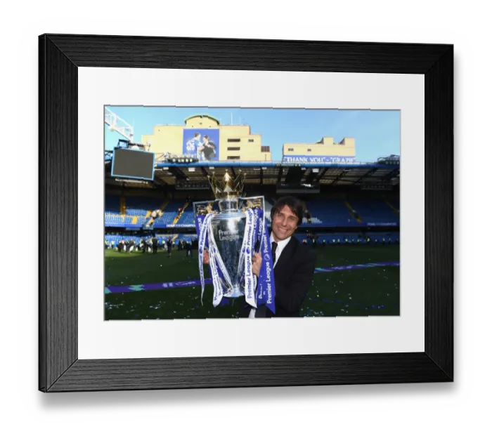 Framed Print : Antonio Conte's Triumph: Chelsea's Premier League Title Win (Home) Framed Print : Antonio Conte's Triumph: Chelsea's Premier League Title Win (Home)