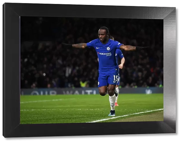 Victor Moses Scores Chelsea's Second Goal vs. West Bromwich Albion, Premier League 2018