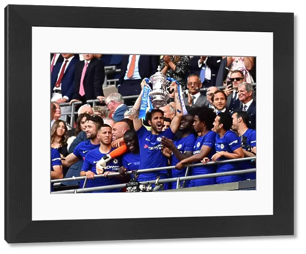 Chelsea Lifts FA Cup: Cesc Fabregas Celebrates Victory over Manchester United