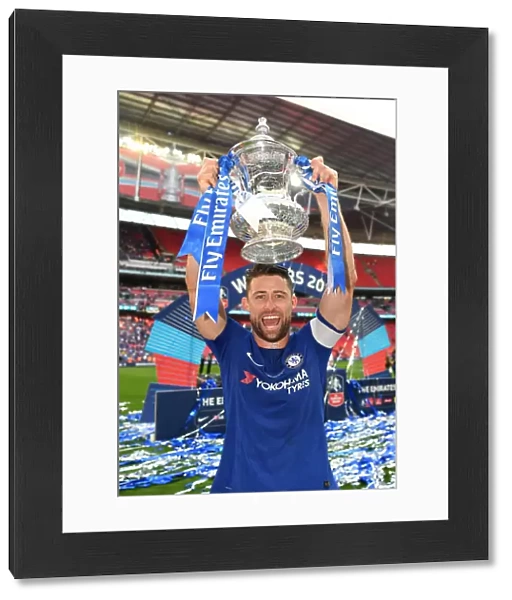 Chelsea Lifts FA Cup: Gary Cahill Celebrates Victory Over Manchester United