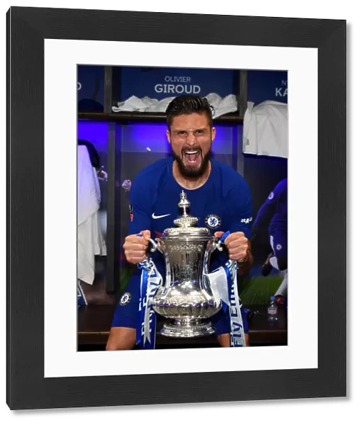 Chelsea FC Lifts the FA Cup: Olivier Giroud's Triumph over Manchester United