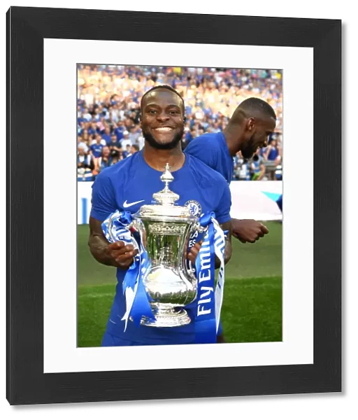 Chelsea Lifts FA Cup: Victor Moses Celebrates Victory over Manchester United