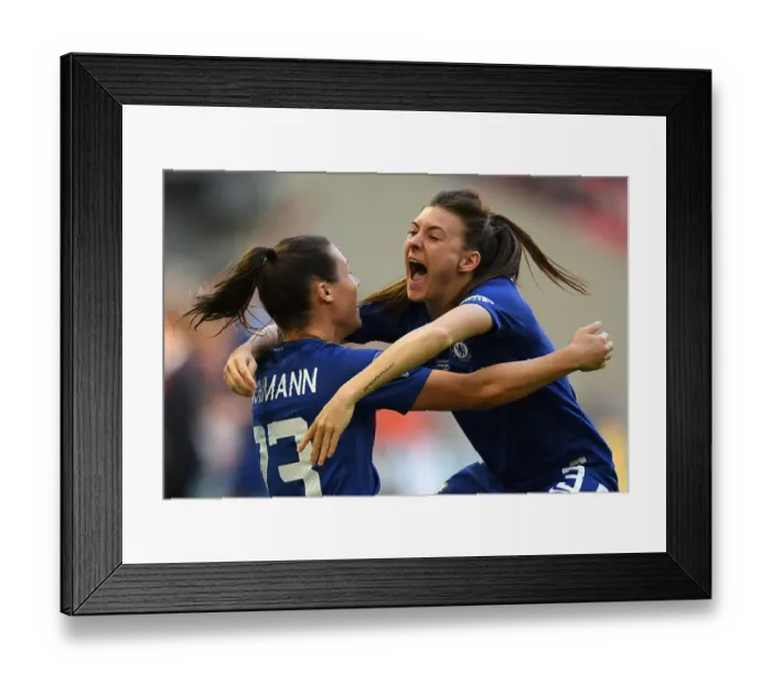 : Chelsea Women's FA Cup Victory: Uncontained Emotion - Bachmann and Blundell Celebrate : Chelsea Women's FA Cup Victory: Uncontained Emotion - Bachmann and Blundell Celebrate