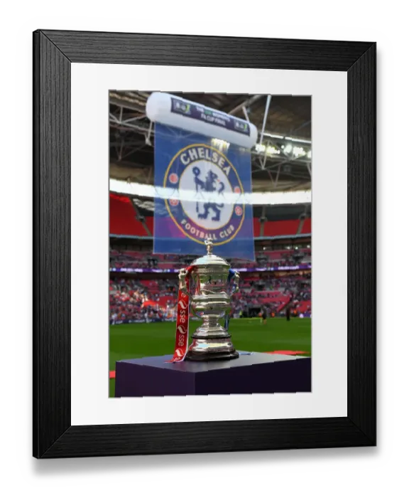 Framed Print : Women's FA Cup Final 2018: Chelsea and Arsenal Face Off for the Trophy at Wembley Stadium Framed Print : Women's FA Cup Final 2018: Chelsea and Arsenal Face Off for the Trophy at Wembley Stadium