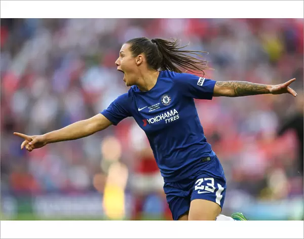 Chelsea Women's Ramona Bachmann Scores Opening Goal in FA Cup Final against Arsenal