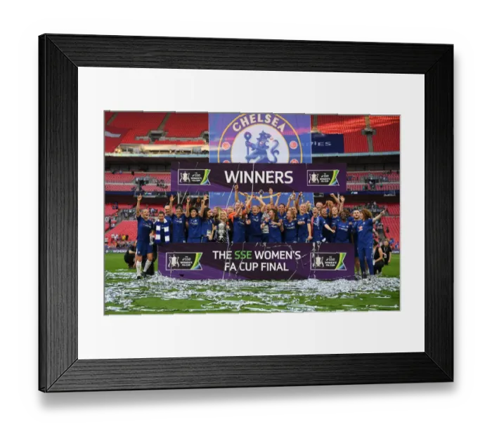 Framed Print : Chelsea Women Celebrate FA Cup Victory: Arsenal vs Chelsea, 2018 Framed Print : Chelsea Women Celebrate FA Cup Victory: Arsenal vs Chelsea, 2018