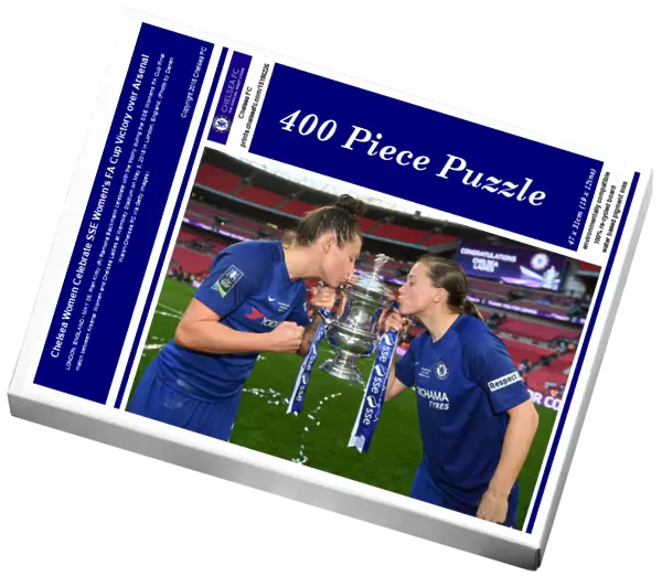 Chelsea Women Celebrate SSE Women's FA Cup Victory over Arsenal