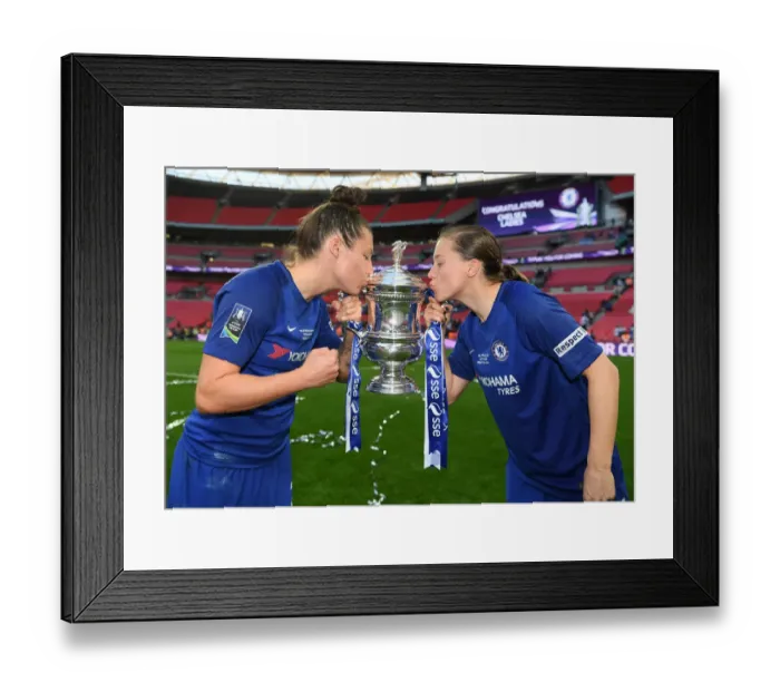 Framed Print : Chelsea Women Celebrate SSE Women's FA Cup Victory over Arsenal Framed Print : Chelsea Women Celebrate SSE Women's FA Cup Victory over Arsenal