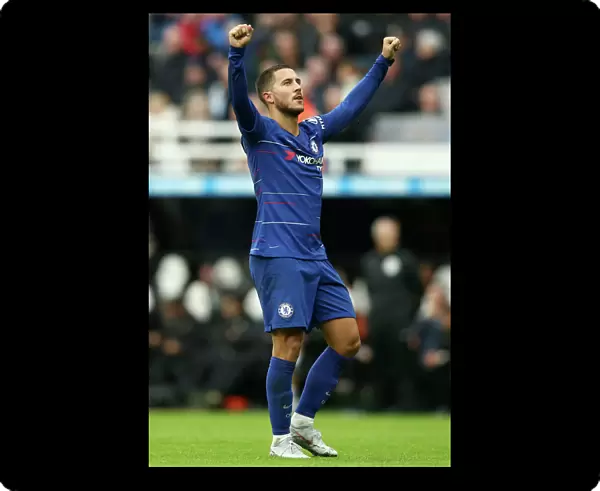 Eden Hazard Scores First Goal: Newcastle United vs. Chelsea FC, Premier League