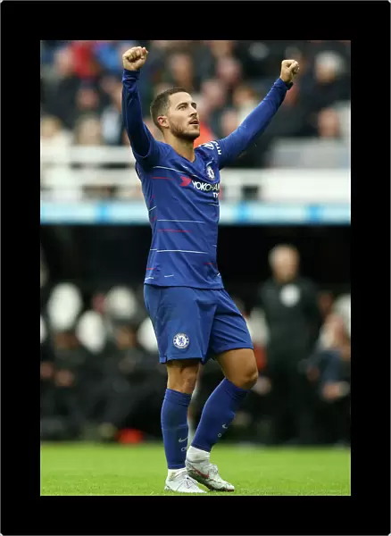 Eden Hazard Scores First Goal: Newcastle United vs. Chelsea FC, Premier League