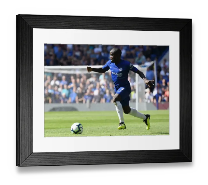 Framed Print : Chelsea's N'Golo Kante Scores Past Bournemouth at Stamford Bridge