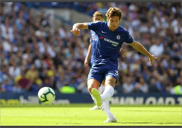 Chelsea's Marcos Alonso Scores at Stamford Bridge: Chelsea FC vs AFC Bournemouth, Premier League 2018