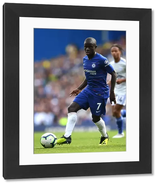 Chelsea's N'Golo Kante in Action against Cardiff City in Premier League Showdown