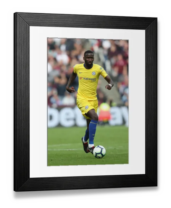 Framed Print : Antonio Rudiger in Action: West Ham United vs. Chelsea FC - Premier League Framed Print : Antonio Rudiger in Action: West Ham United vs. Chelsea FC - Premier League