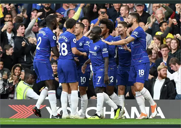 Chelsea's Eden Hazard Scores Opening Goal Against Liverpool in Premier League Showdown