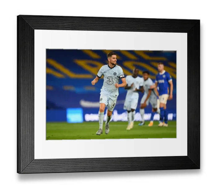 Framed Print : Jorginho Scores First Goal: Chelsea Tops Brighton in Premier League Framed Print : Jorginho Scores First Goal: Chelsea Tops Brighton in Premier League