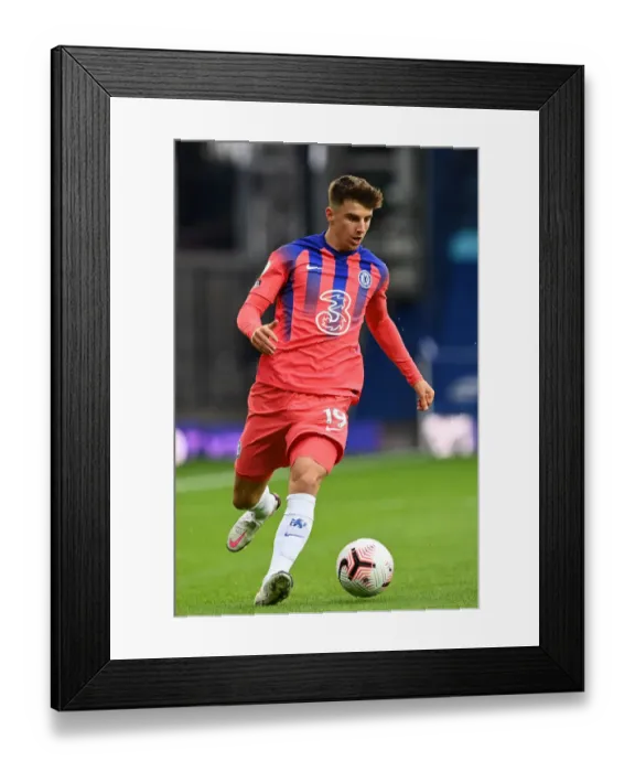 Framed Print : Behind Closed Doors: Mason Mount Scores for Chelsea Against West Bromwich Albion in Empty Hawthorns Stadium Framed Print : Behind Closed Doors: Mason Mount Scores for Chelsea Against West Bromwich Albion in Empty Hawthorns Stadium