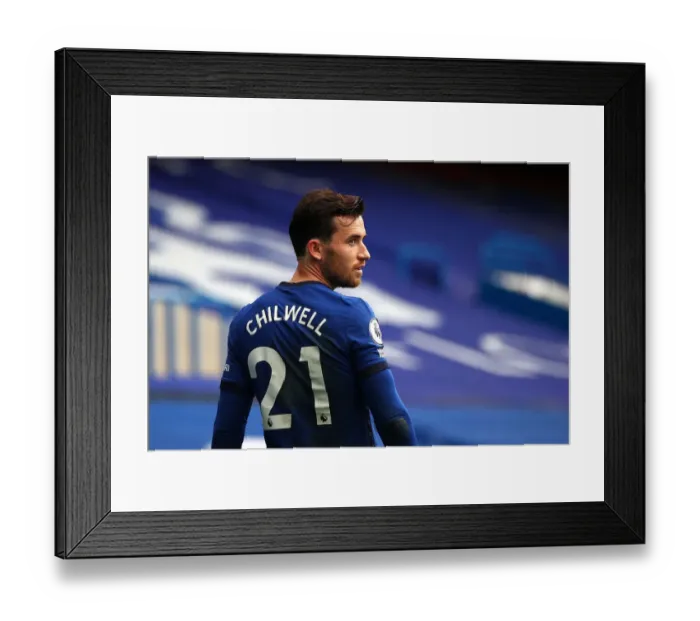 Framed Print : Chelsea vs Crystal Palace: Ben Chilwell at Empty Stamford Bridge, Premier League Match, October 2020 Framed Print : Chelsea vs Crystal Palace: Ben Chilwell at Empty Stamford Bridge, Premier League Match, October 2020