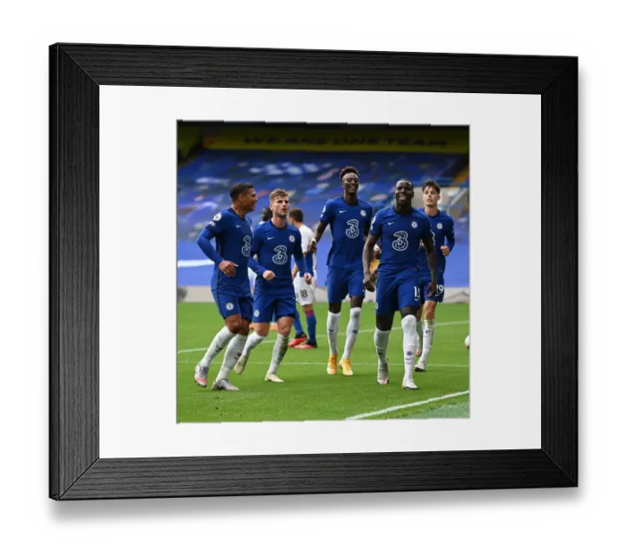 Framed Print : Chelsea Celebrate Zouma's Goal: Premier League Clash vs Crystal Palace (October 2020) Framed Print : Chelsea Celebrate Zouma's Goal: Premier League Clash vs Crystal Palace (October 2020)