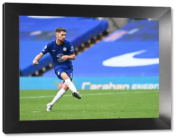 Jorginho Scores Chelsea's Fourth Goal in Empty Stamford Bridge Against Crystal Palace (Premier League, October 2020)