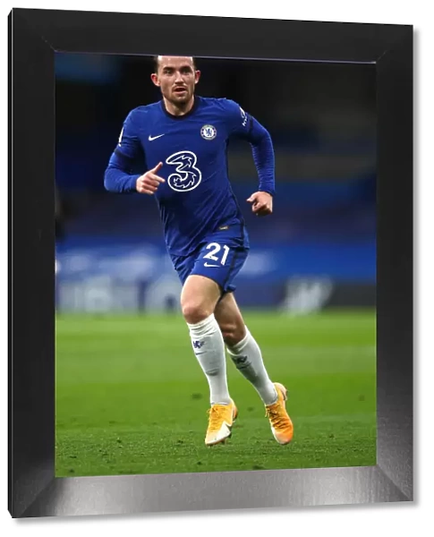 Chelsea vs Southampton: Ben Chilwell in Action at Empty Stamford Bridge, Premier League, October 2020