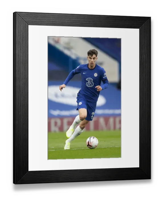 Framed Print : Chelsea's Kai Havertz in Action against Southampton - Premier League, London (October 17, 2020) Framed Print : Chelsea's Kai Havertz in Action against Southampton - Premier League, London (October 17, 2020)