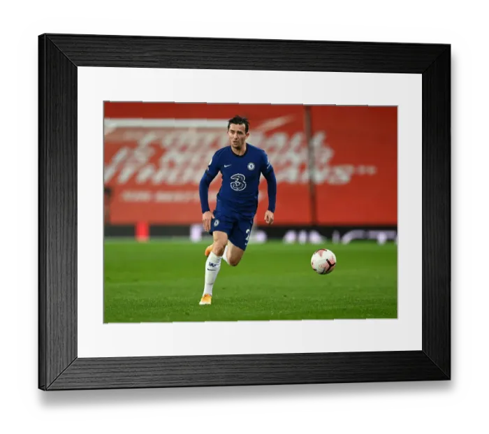 Framed Print : Chilwell Dashes Through Old Trafford: Manchester United vs. Chelsea, Premier League (October 24, 2020)