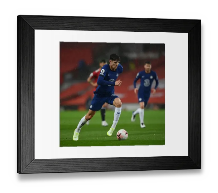 Framed Print : Havertz in Action: Chelsea vs. Manchester United, Premier League (October 2020) Framed Print : Havertz in Action: Chelsea vs. Manchester United, Premier League (October 2020)