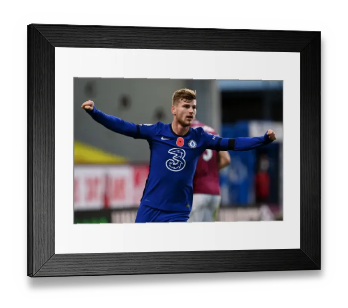 Framed Print : Timo Werner Scores Third Goal: Burnley vs. Chelsea, Premier League (31.10.20) Framed Print : Timo Werner Scores Third Goal: Burnley vs. Chelsea, Premier League (31.10.20)