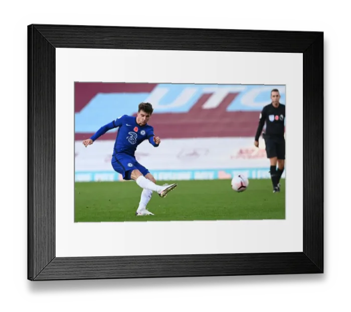 Framed Print : Behind Closed Doors: Mason Mount at Burnley's Turf Moor - Chelsea vs. Burnley, Premier League (October 31, 2020) Framed Print : Behind Closed Doors: Mason Mount at Burnley's Turf Moor - Chelsea vs. Burnley, Premier League (October 31, 2020)