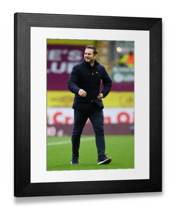 Framed Print : Burnley vs. Chelsea: Frank Lampard Watches from the Sideline in Empty Turf Moor, Premier League (October 31, 2020) Framed Print : Burnley vs. Chelsea: Frank Lampard Watches from the Sideline in Empty Turf Moor, Premier League (October 31, 2020)