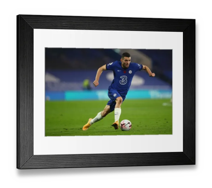 Framed Print : Chelsea's Mateo Kovacic in Action Against Sheffield United at Empty Stamford Bridge, Premier League 2020 Framed Print : Chelsea's Mateo Kovacic in Action Against Sheffield United at Empty Stamford Bridge, Premier League 2020