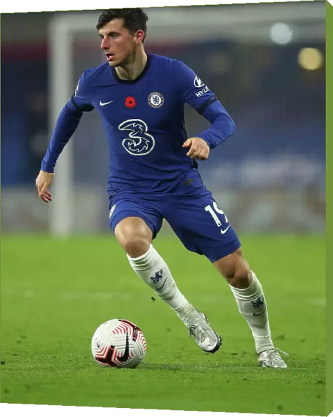 Chelsea's Mason Mount in Action against Sheffield United at Empty Stamford Bridge, Premier League 2020
