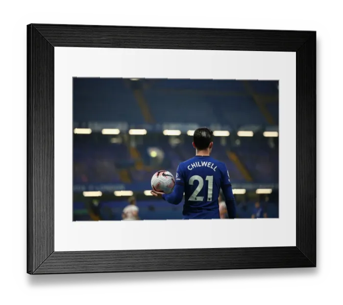 Framed Print : Chelsea vs Sheffield United: Ben Chilwell in Action at Empty Stamford Bridge, Premier League, November 2020 Framed Print : Chelsea vs Sheffield United: Ben Chilwell in Action at Empty Stamford Bridge, Premier League, November 2020